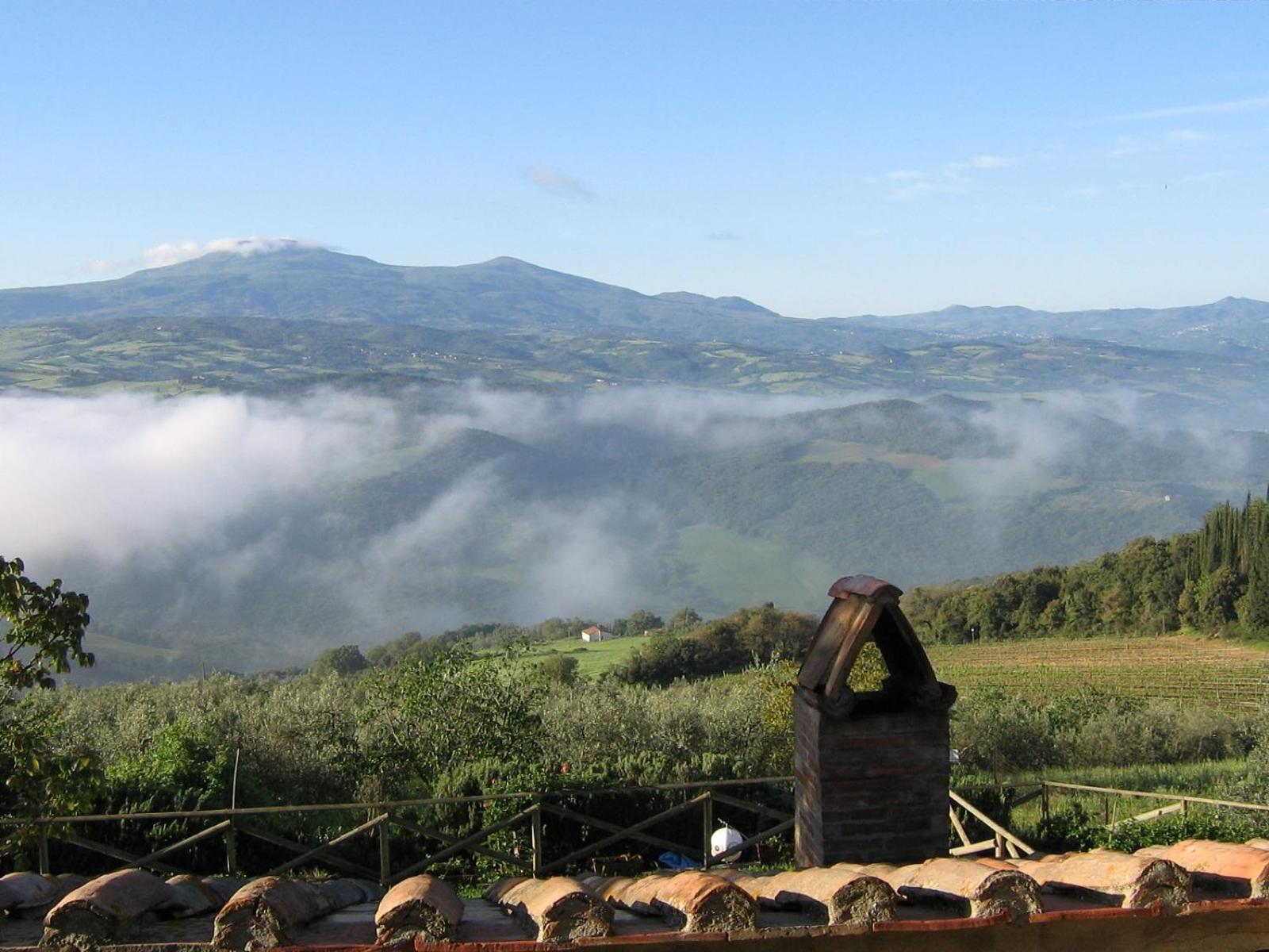 Pensjonat Poggio Al Vento Castiglione dʼOrcia Zewnętrze zdjęcie